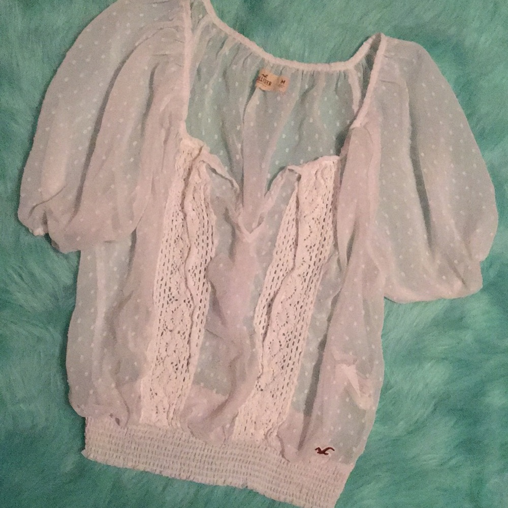 Hollister ruffled shirt ❤️